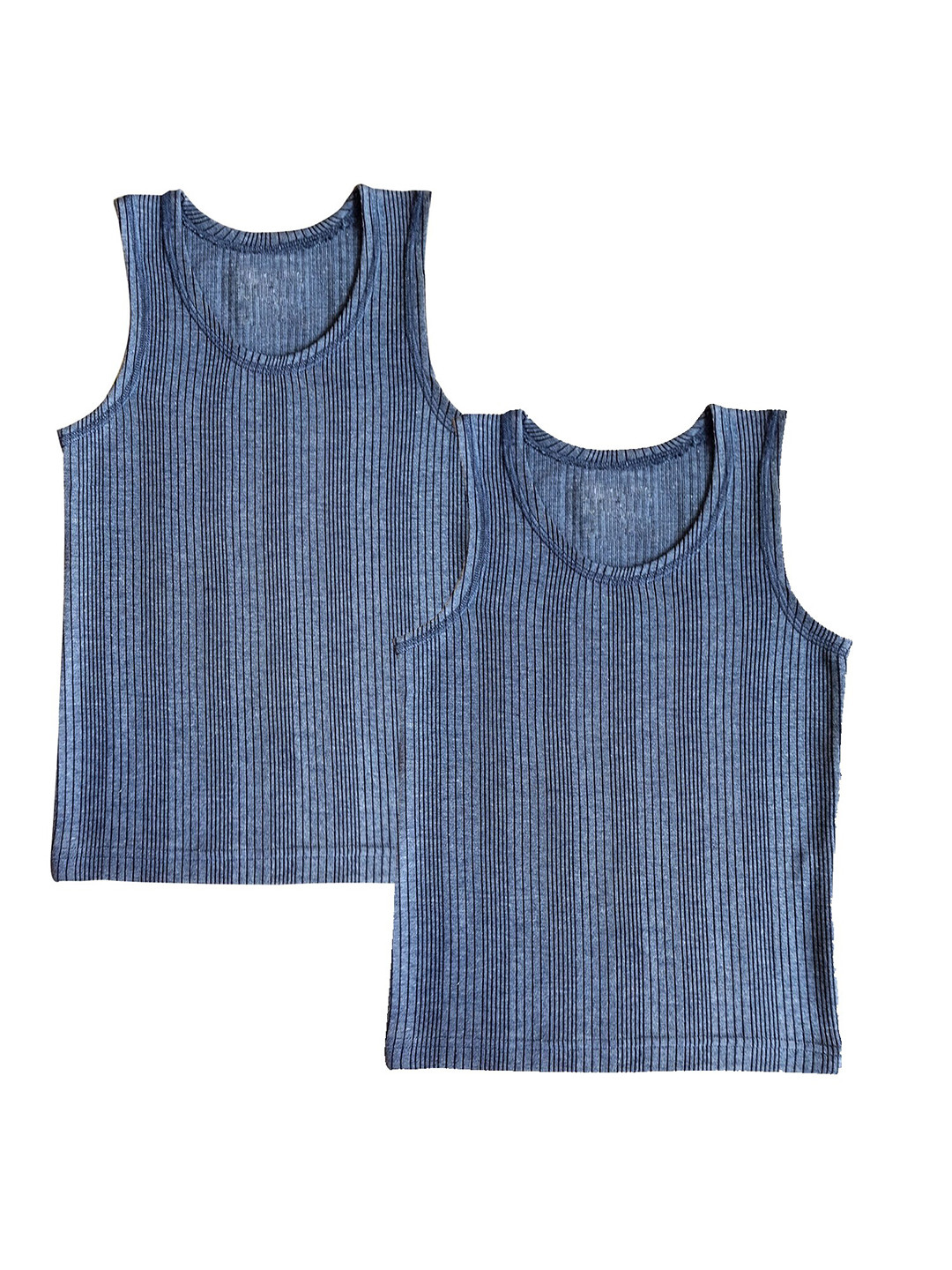 

BAESD Kids Pack Of 2 Cotton Thermal Tops, Navy blue