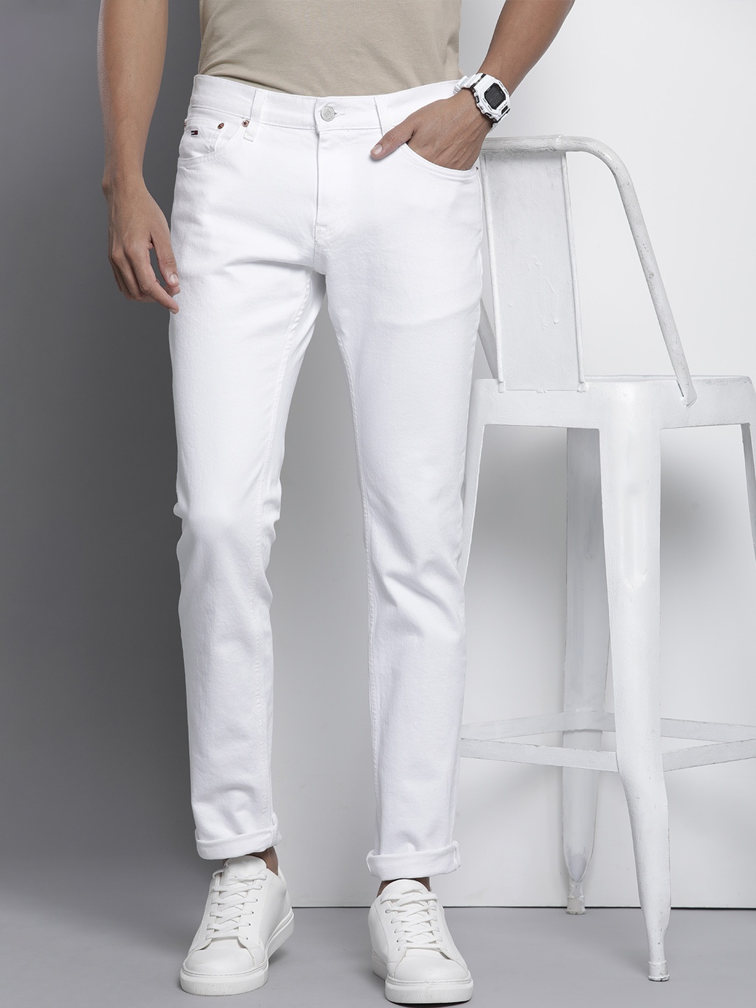

Tommy Hilfiger Men Scanton Slim Fit Jeans, White