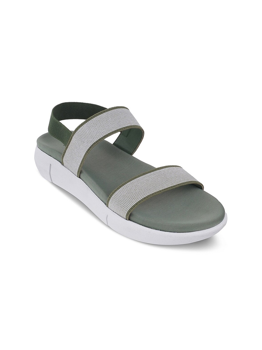 

PEPPER Open Toe Flats, Green