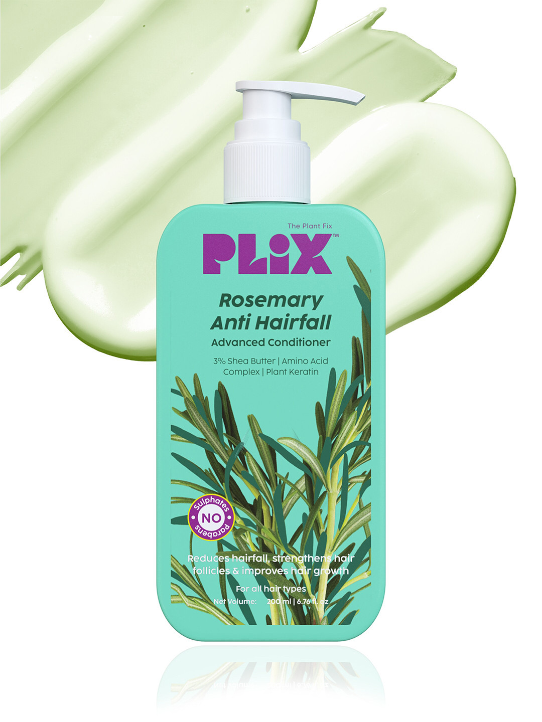 

PLIX THE PLANT FIX Advanced Rosemary Anti Hair Fall Conditioner - 200ml, Green