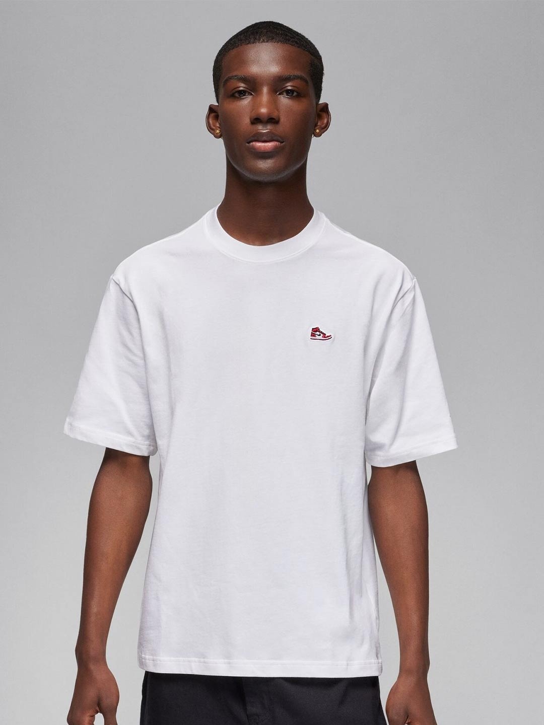 

Nike Jordan Brand Round Neck Cotton T-shirt, White