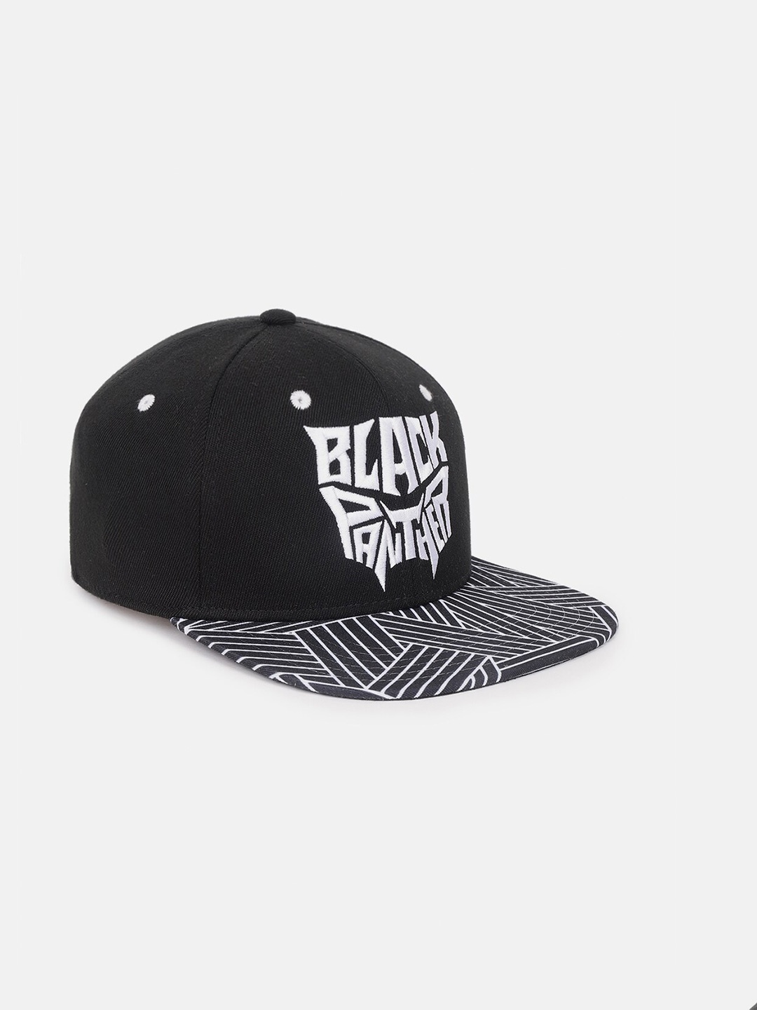 

Free Authority Young Men Black Panther Printed Cap