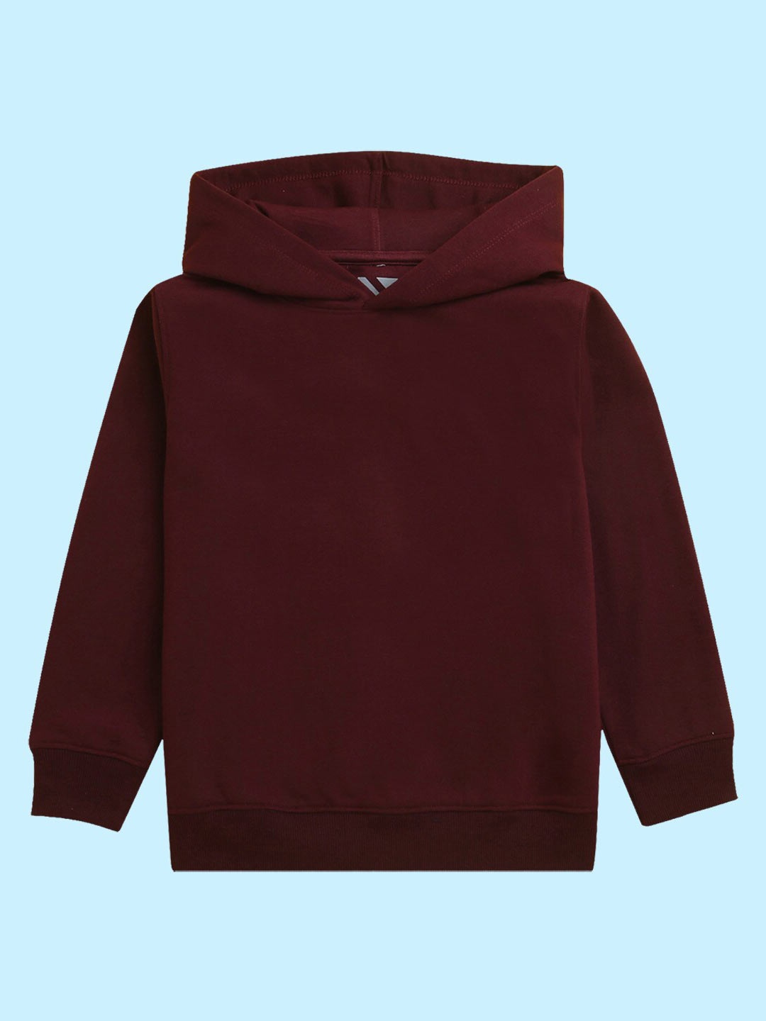 

BAESD Kids Printed Hooded Fleece Pullover, Burgundy