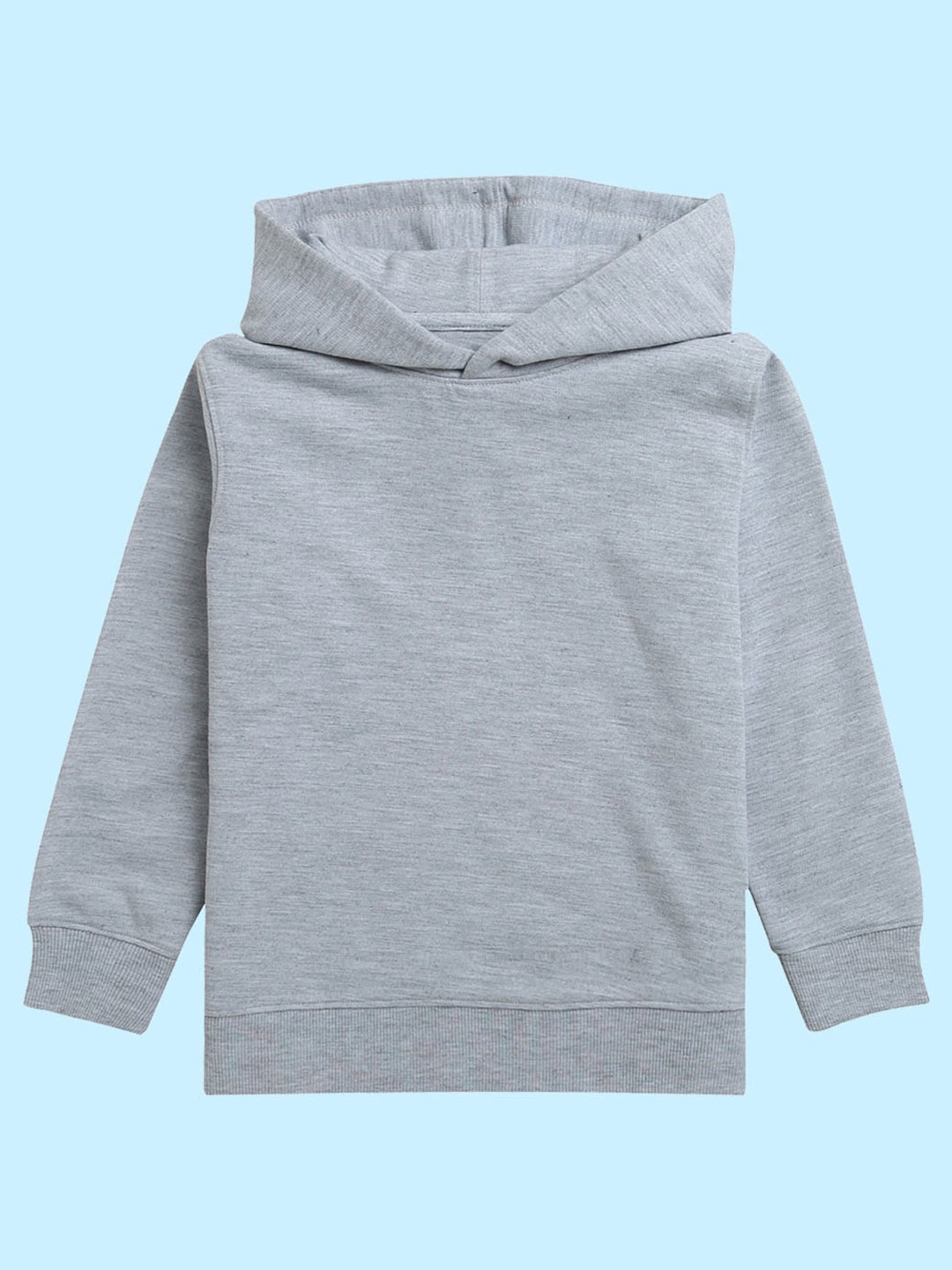 

BAESD Kids Printed Hooded Fleece Pullover, Grey