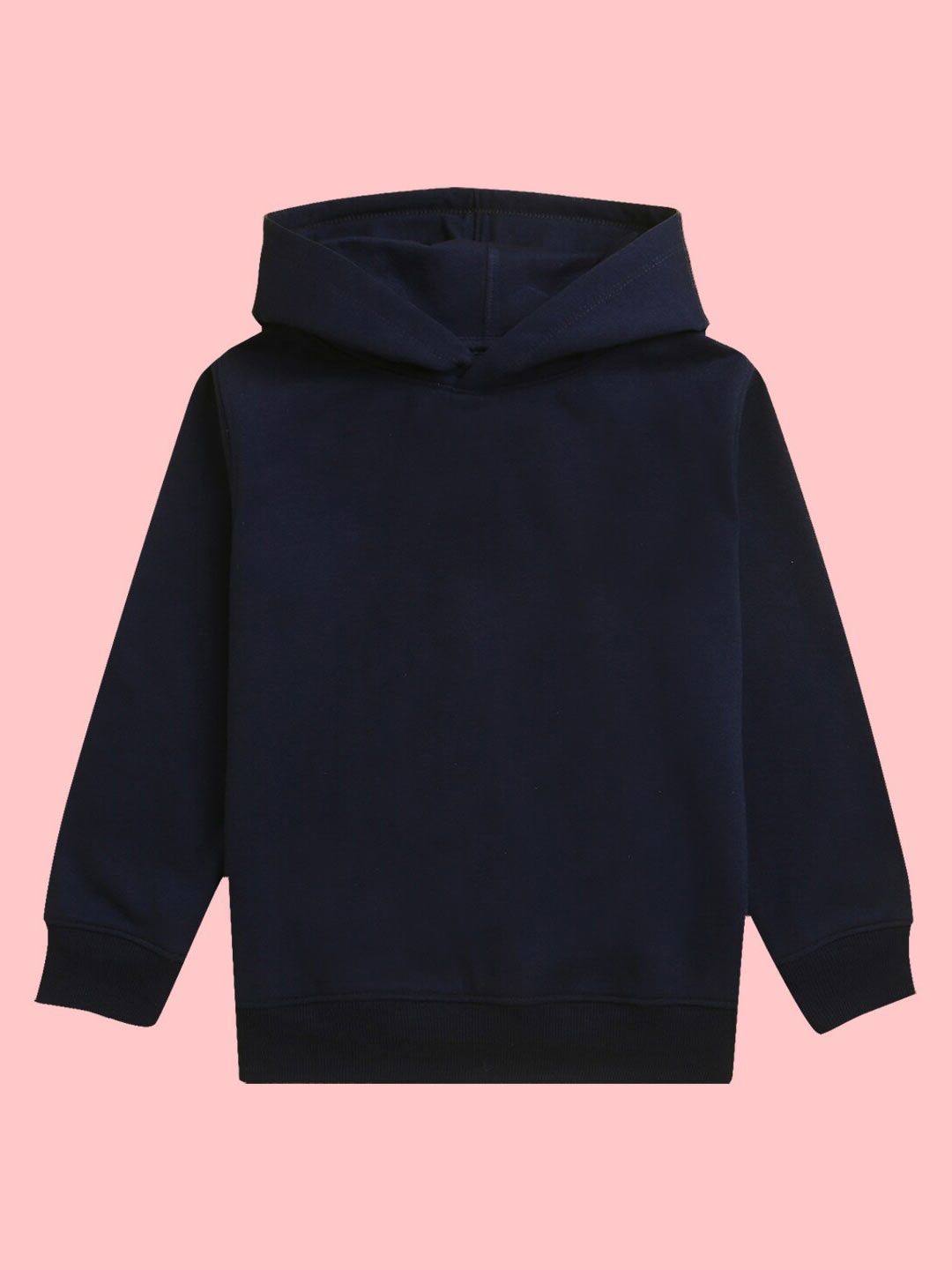 

BAESD Kids Graphic Printed Hooded Fleece Pullover, Navy blue
