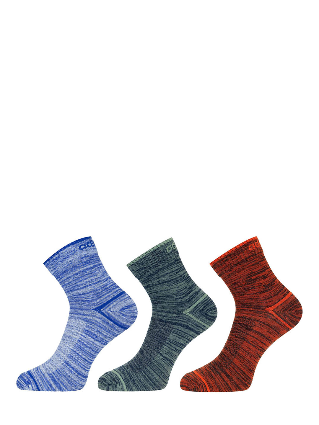 

ADIDAS Men Pack of 3 Flat Knit Ankle Socks, Blue