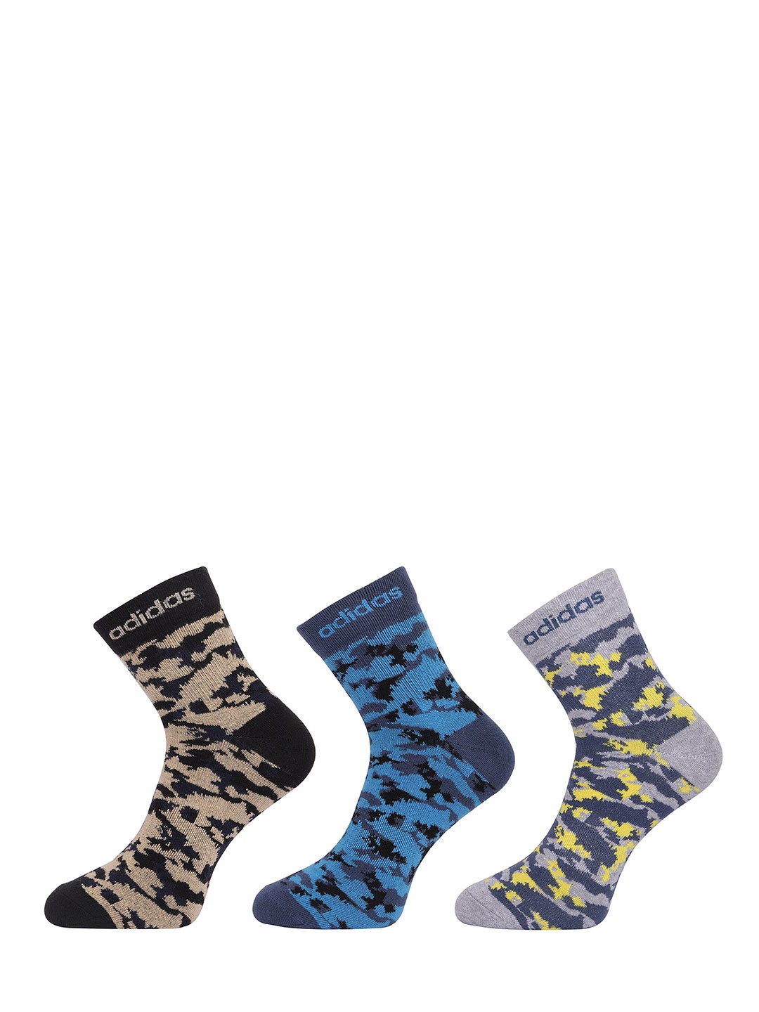 

ADIDAS Men Pack of 3 Flat Knit Ankle Socks, Grey