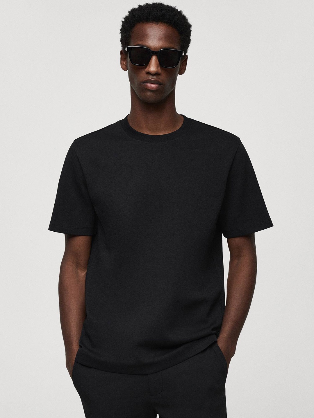 

MANGO MAN Anti Odour Performance T-shirt, Black