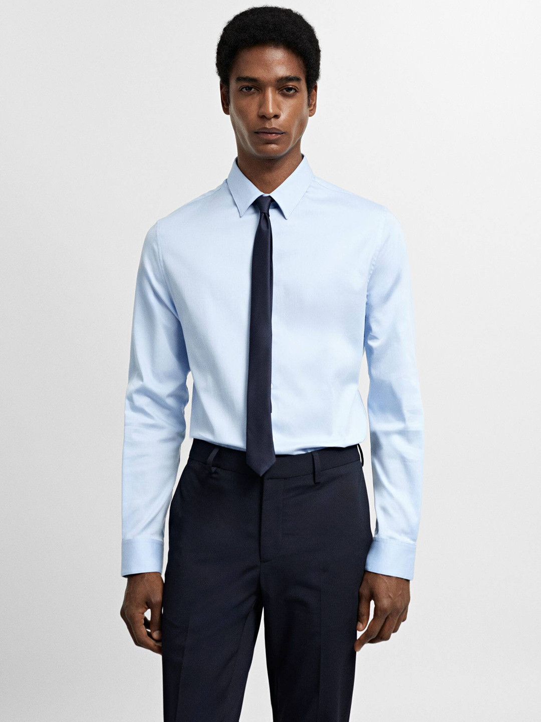 

MANGO MAN The Suit Collection Super Slim Fit Formal Shirt, Blue