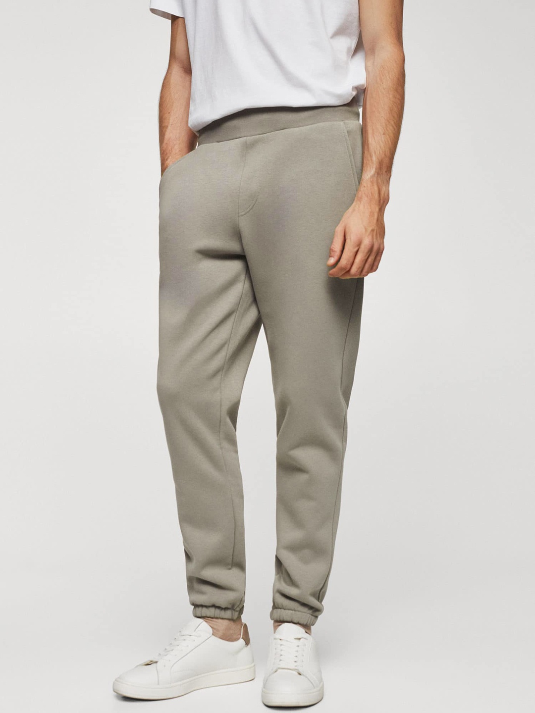 

MANGO MAN Regular Fit Joggers, Brown