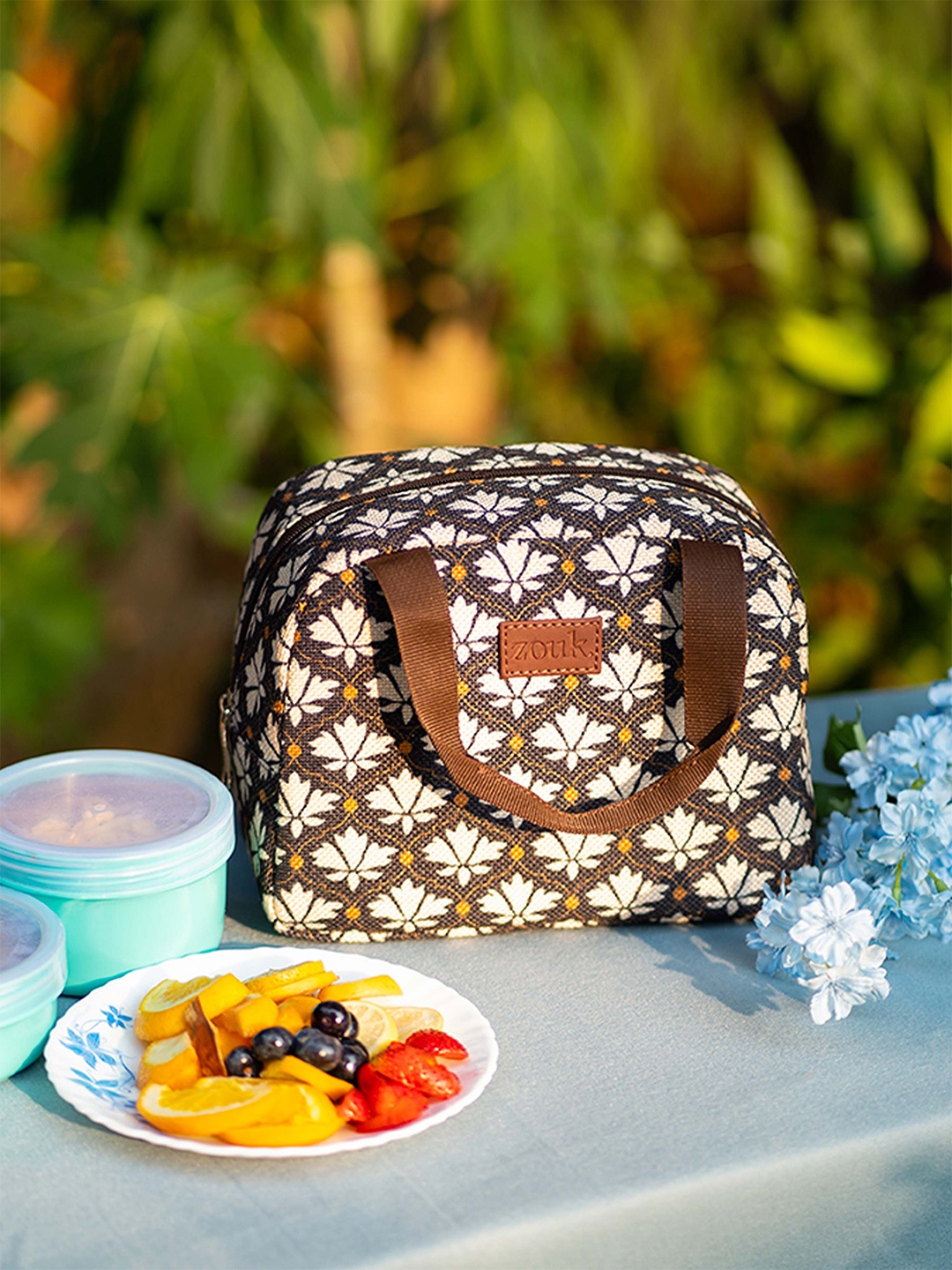 

ZOUK Printed Lunch Bag, White