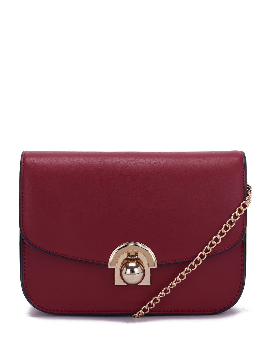 

GIORDANO PU Structured Sling Bag, Red