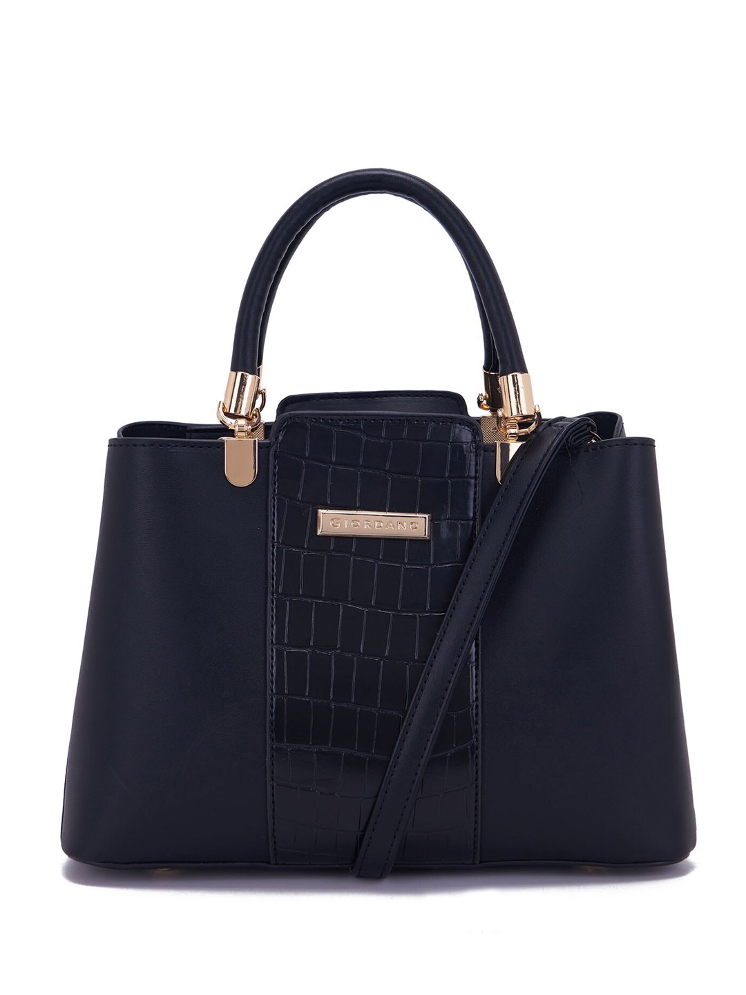 

GIORDANO Structured Handheld Bag, Black