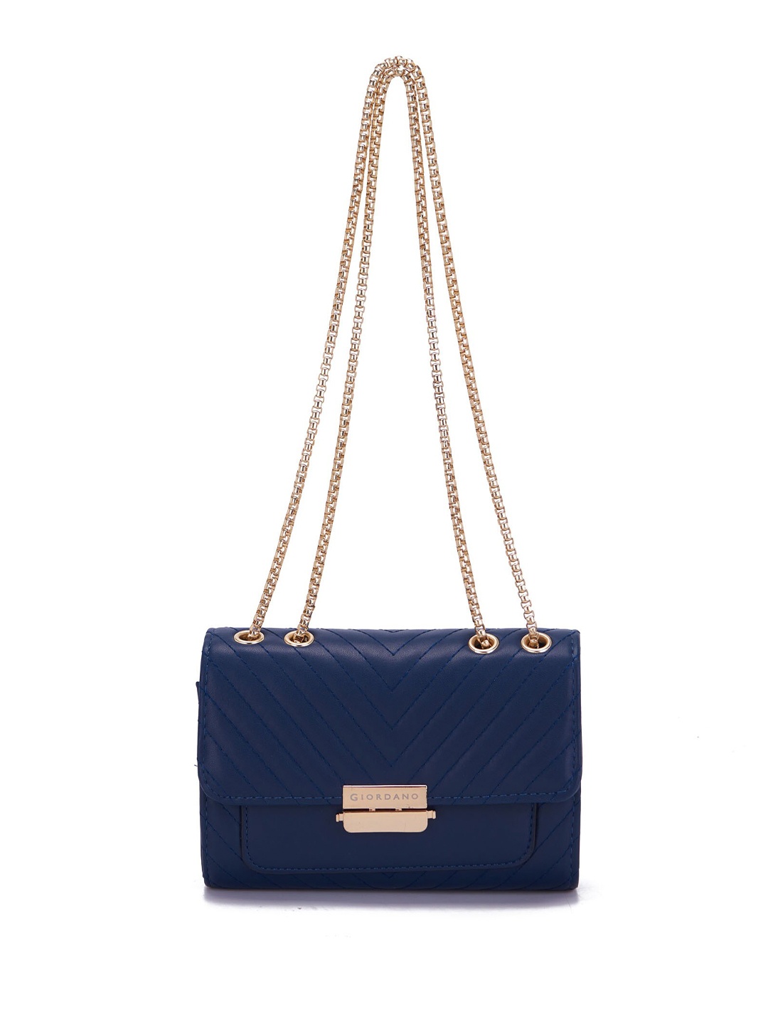 

GIORDANO Structured Sling Bag, Blue