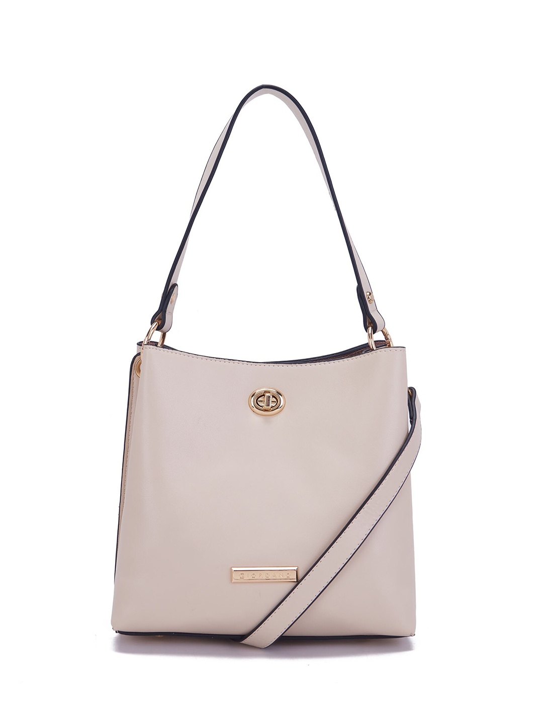 GIORDANO Structured Shoulder Bag, Off white