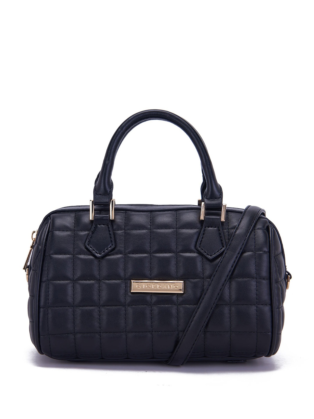 

GIORDANO Structured Handheld Bag With Quilted, Black
