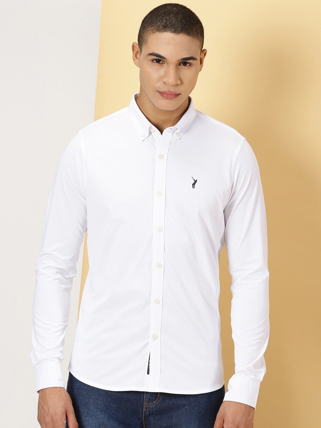 

Thomas Scott Classic Slim Fit Opaque Casual Shirt, White