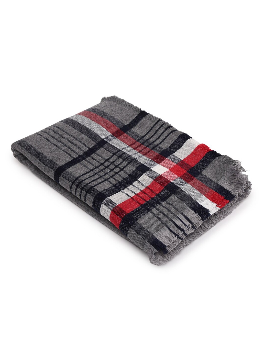 

Tommy Hilfiger Checked Scarf, Grey