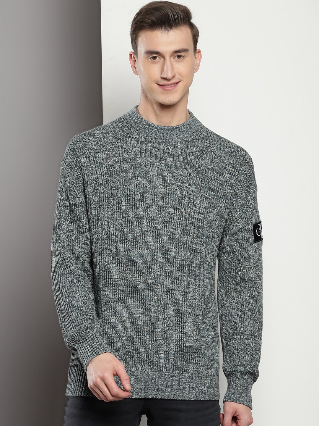 

Calvin Klein Round Neck Pullover, Grey