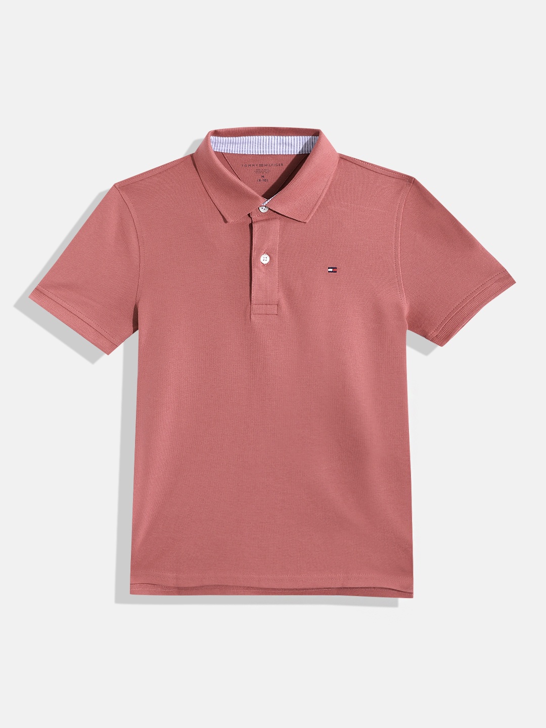 

Tommy Hilfiger Boys Polo Collar T-shirt, Rose