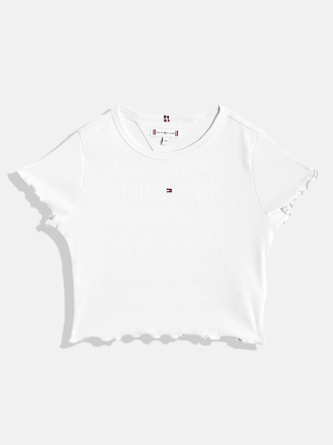 

Tommy Hilfiger Girls Slim Fit T-shirt, White