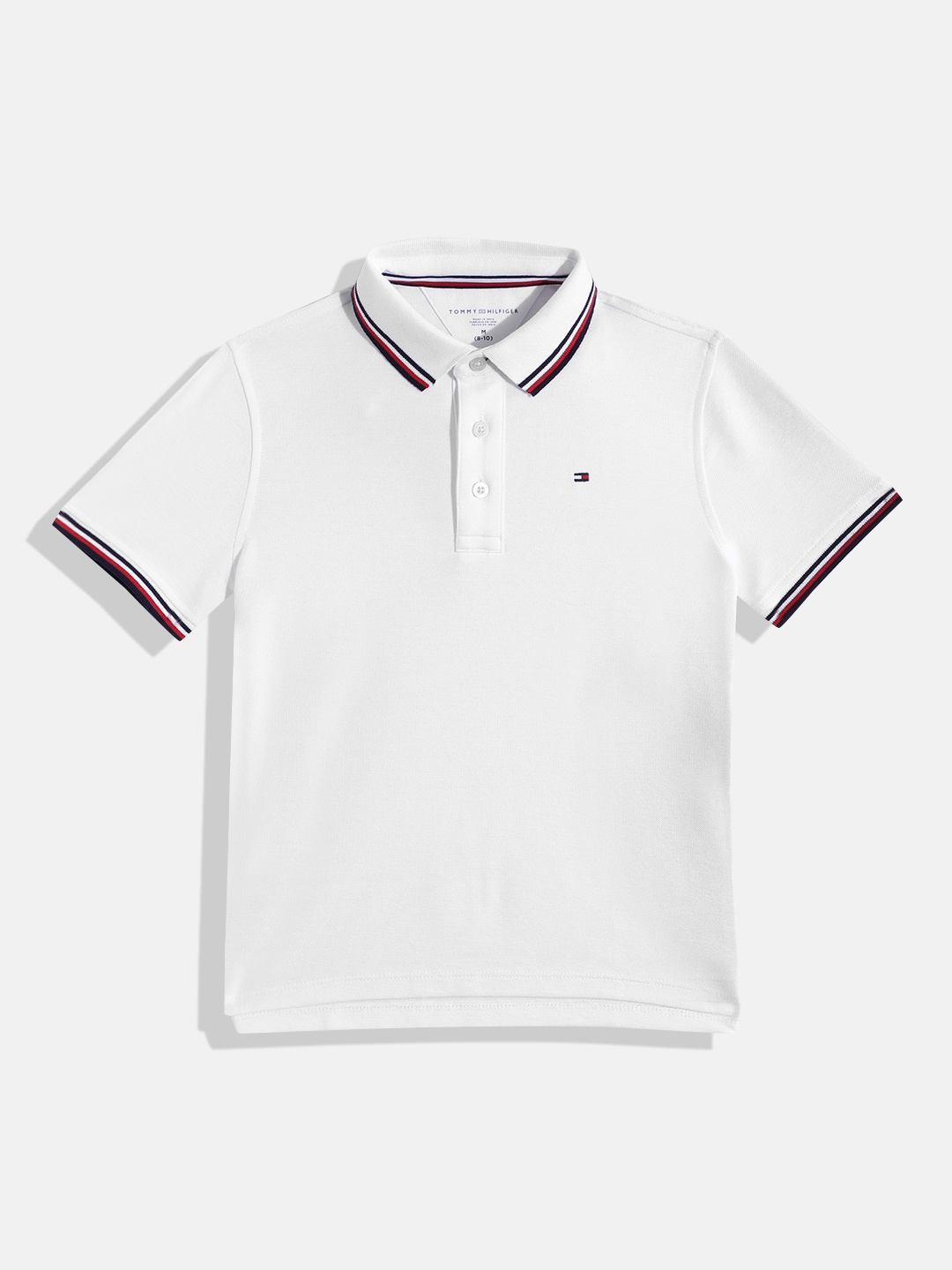 

Tommy Hilfiger Boys Polo Collar T-shirt, White