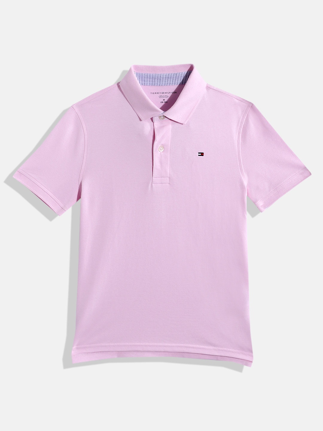 

Tommy Hilfiger Boys Polo Collar T-shirt, Pink