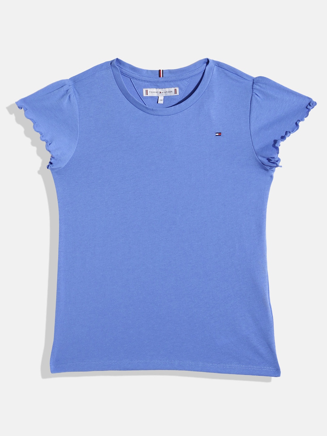 

Tommy Hilfiger Girls Cap Sleeves T-shirt, Blue