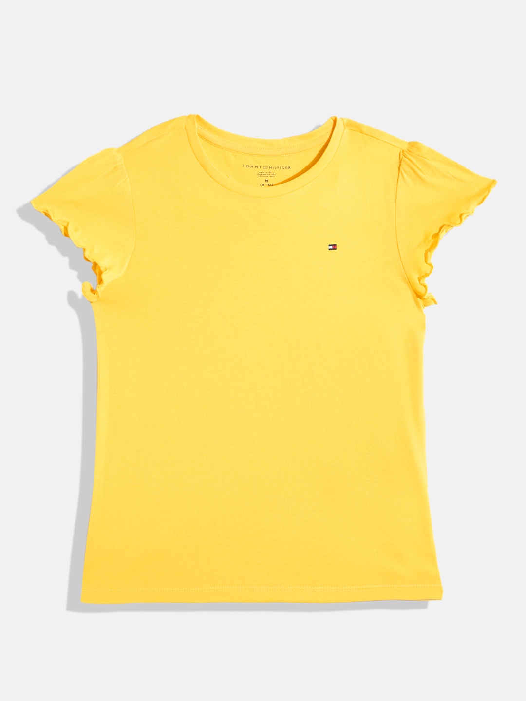 

Tommy Hilfiger Girls Pure Cotton T-shirt, Yellow