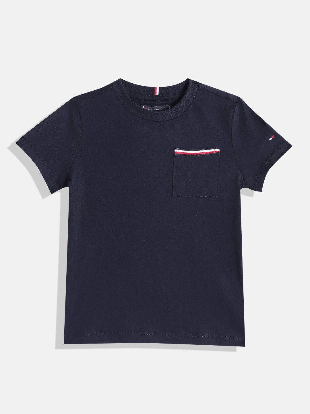 

Tommy Hilfiger Boys Pure Cotton T-shirt, Navy blue