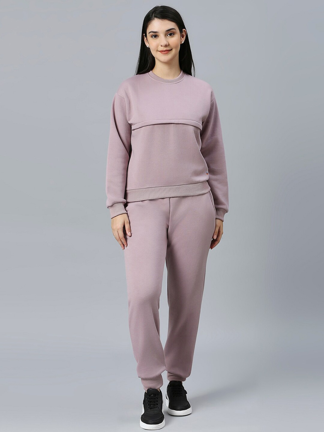 

True Shape Maternity Sweatshirt & Joggers, Mauve