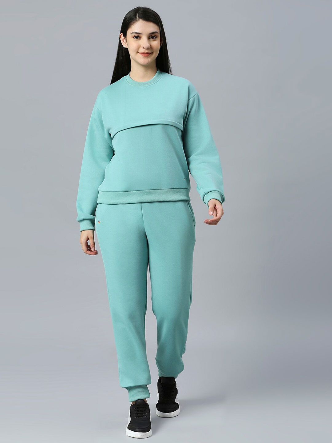 

True Shape Maternity Sweatshirt & Joggers, Blue