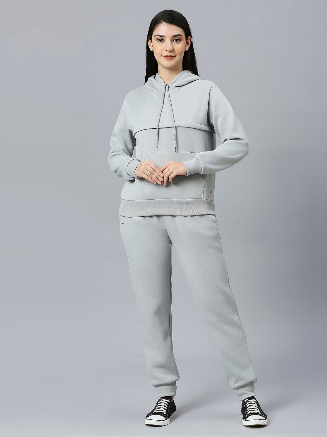 

True Shape Hooded Maternity Sweatshirt & Joggers, Grey