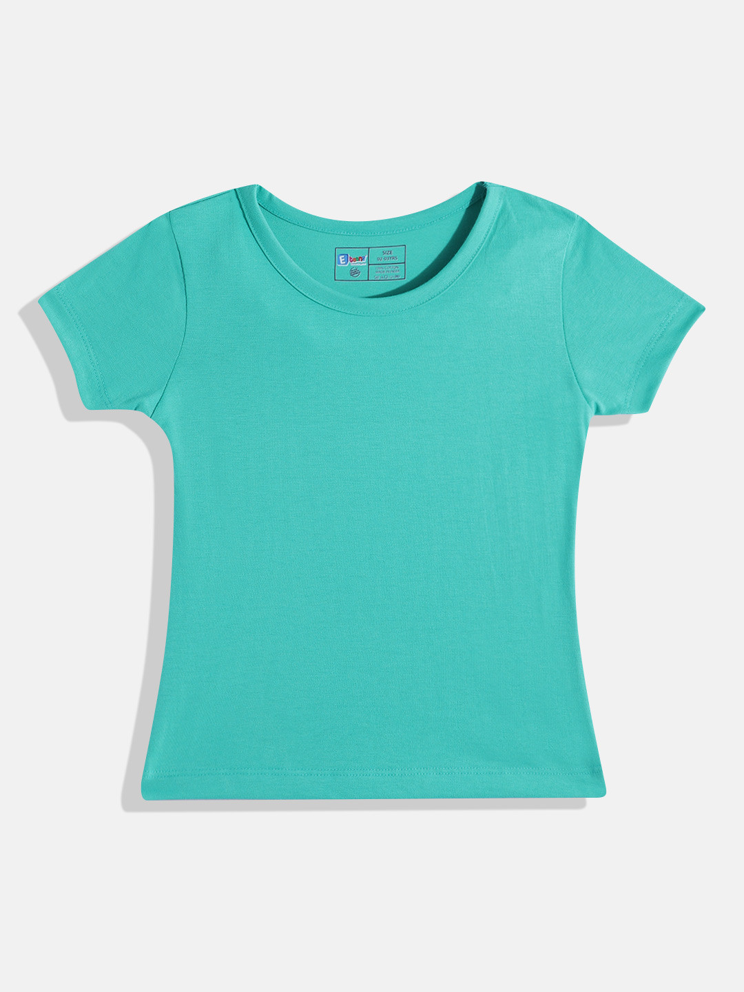 

Eteenz Girls Premium Cotton Round Neck T-shirt, Green