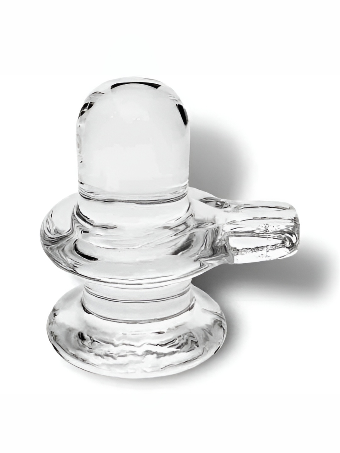 

Navyaksh Crystal Shiva Lingam Showpiece, Transparent