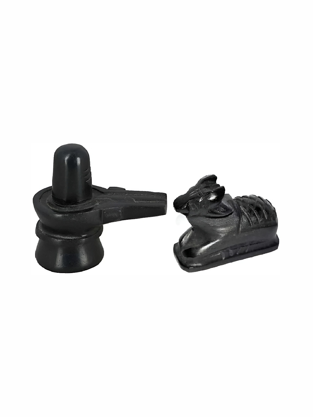 

Navyaksh Black Marble Shivling & Nandi Ji Showpiece