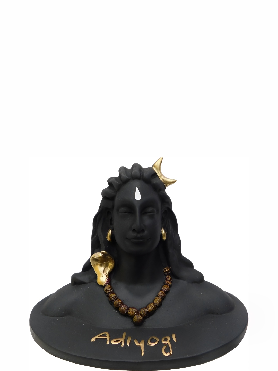 

Navyaksh Black Adiyogi Shiva Statue Showpiece