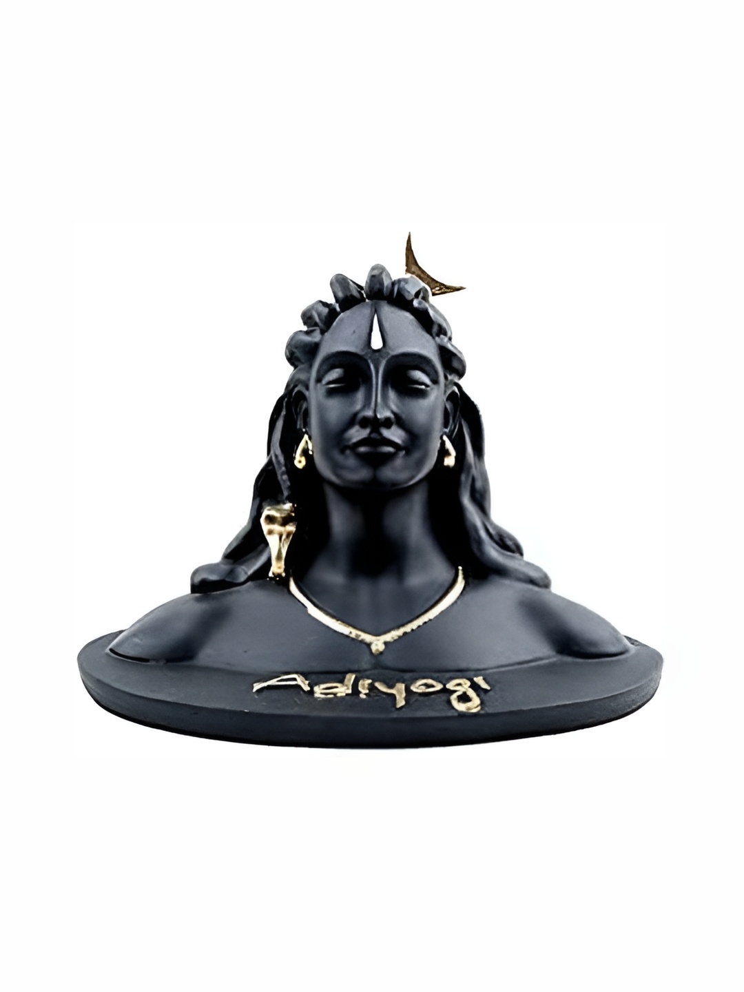 

Navyaksh Black Adiyogi Idol Showpiece