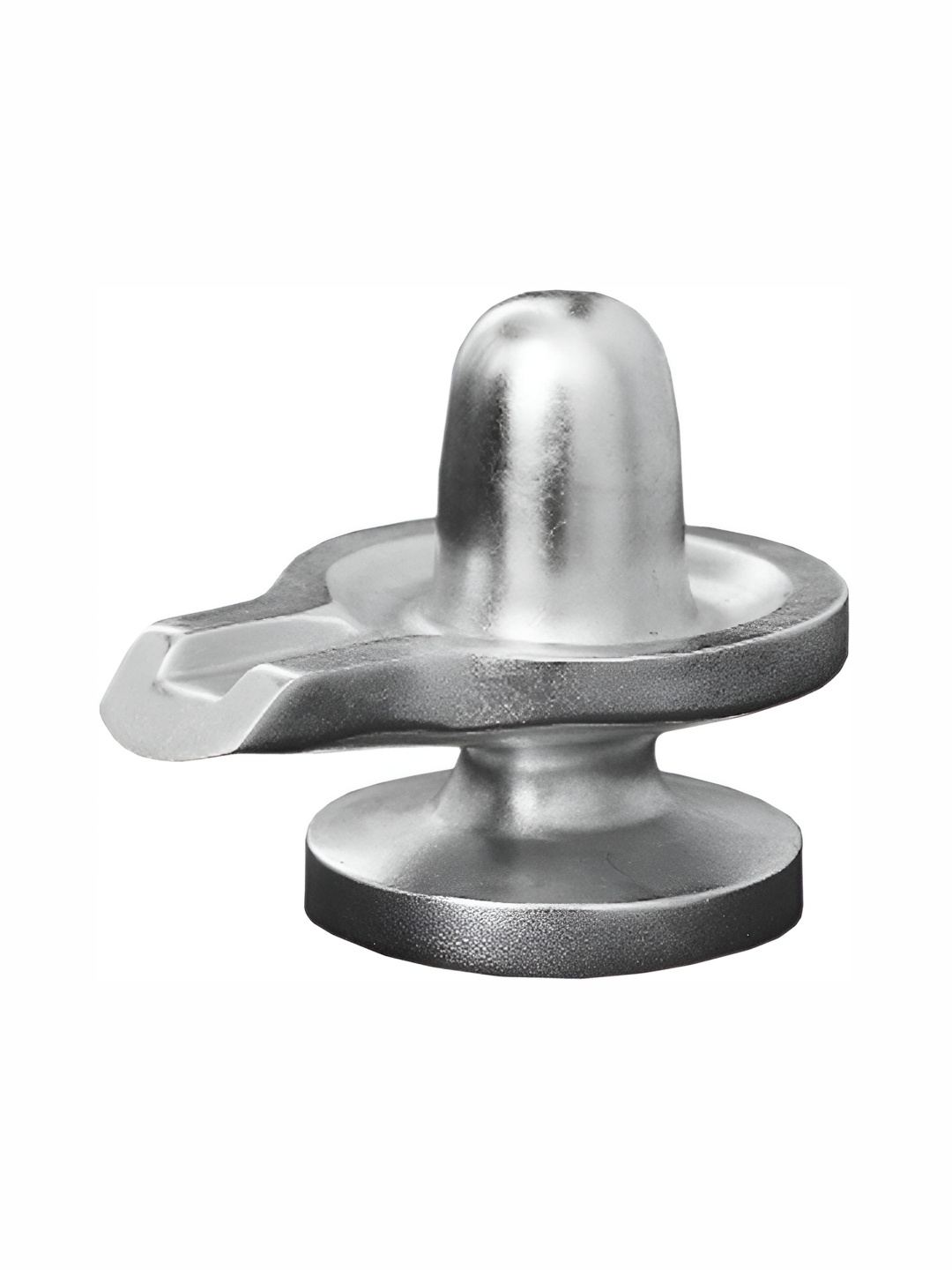 

Navyaksh Silver Toned Metal Mercury Shivalingam Decorative Showpiece