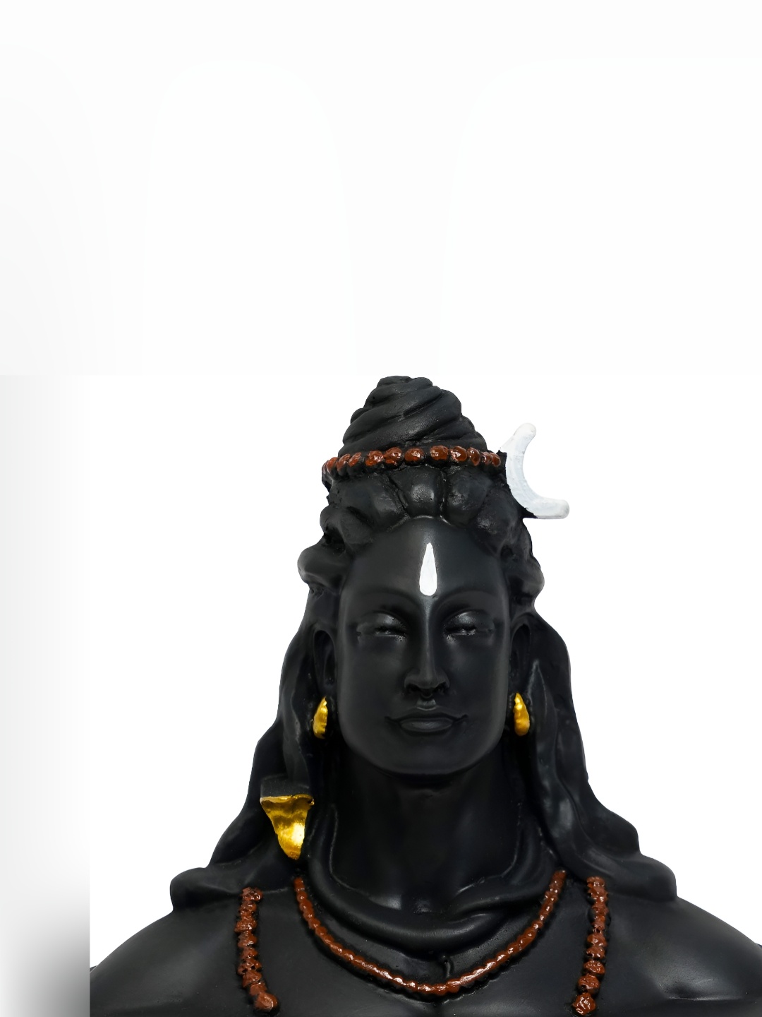 

Navyaksh Black Adiyogi Rudraksha Jaap Mala Showpiece