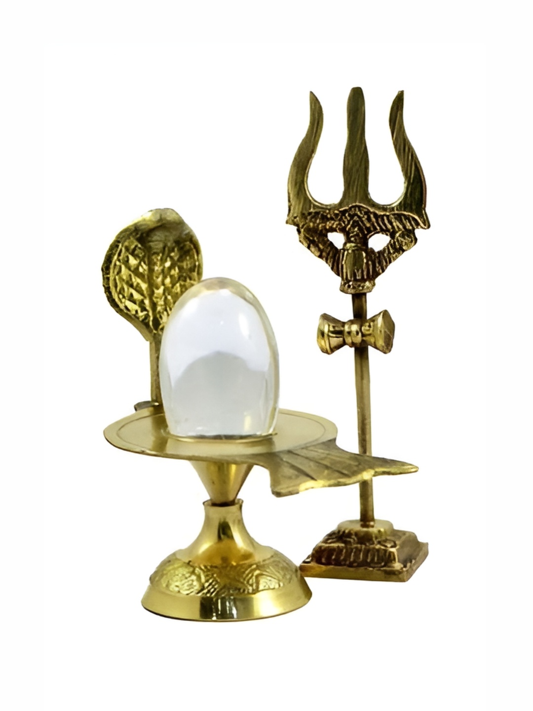 

Navyaksh Gold Toned Religious Brass Showpiece
