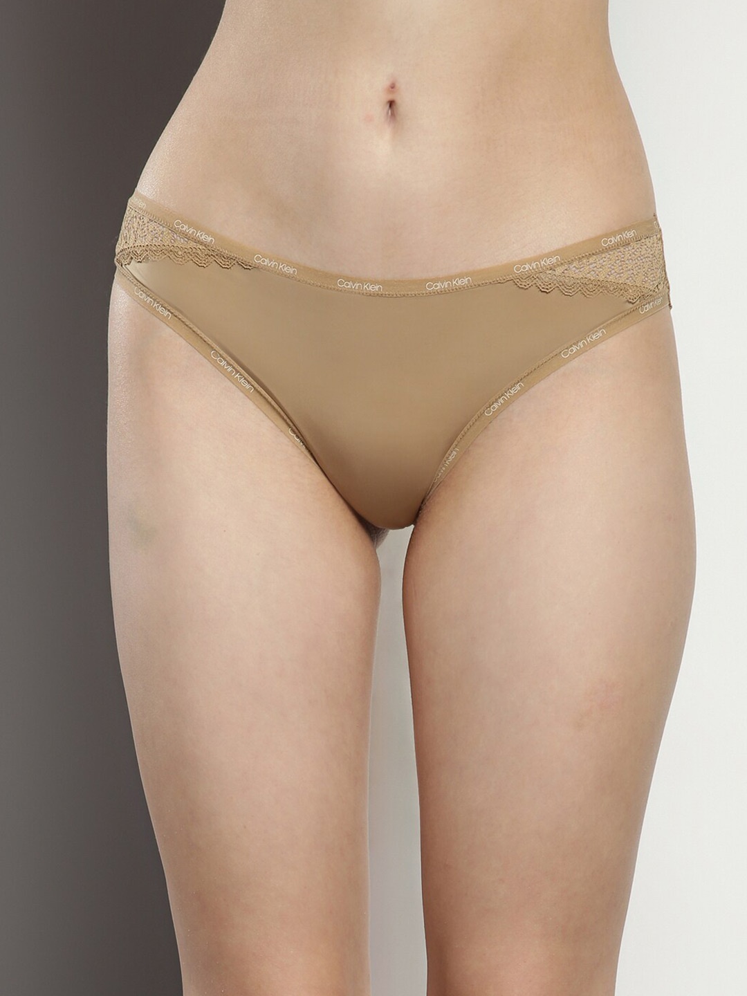 

Calvin Klein Low Rise Anti Bacterial Bikini Briefs, Beige