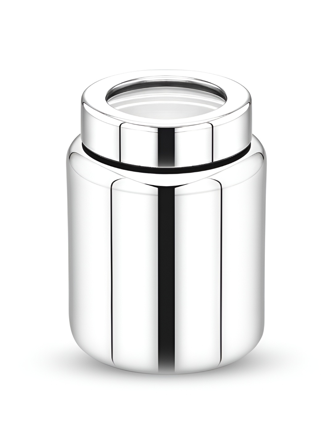 

maxima Silver Toned Stainless Steel Dishwasher Safe Canister