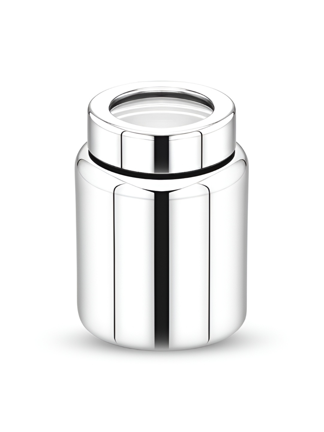 

maxima Silver Toned Stainless Steel Dishwasher Safe Canister