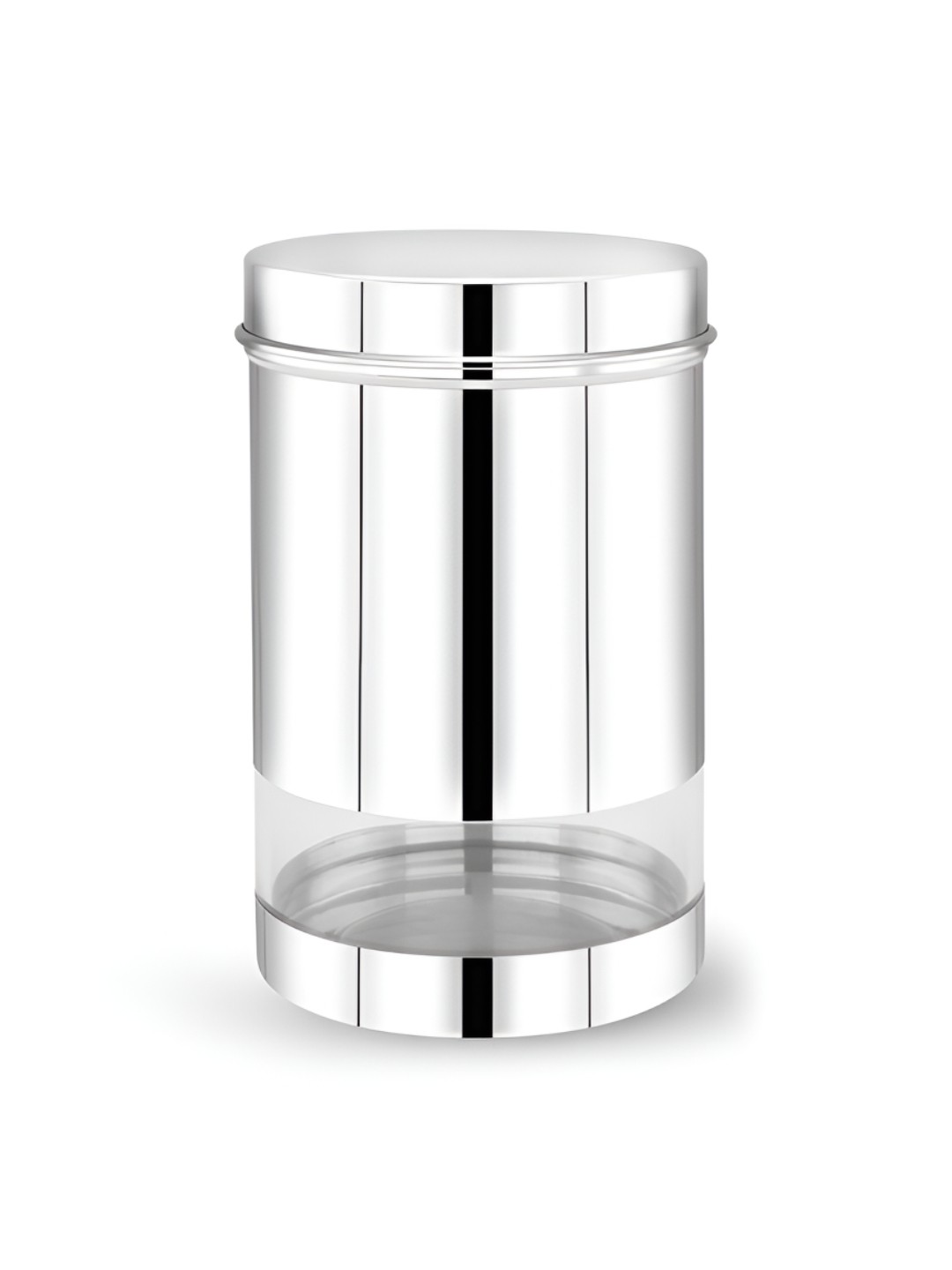 

maxima Silver Toned Stainless Steel Dishwasher Safe Canister