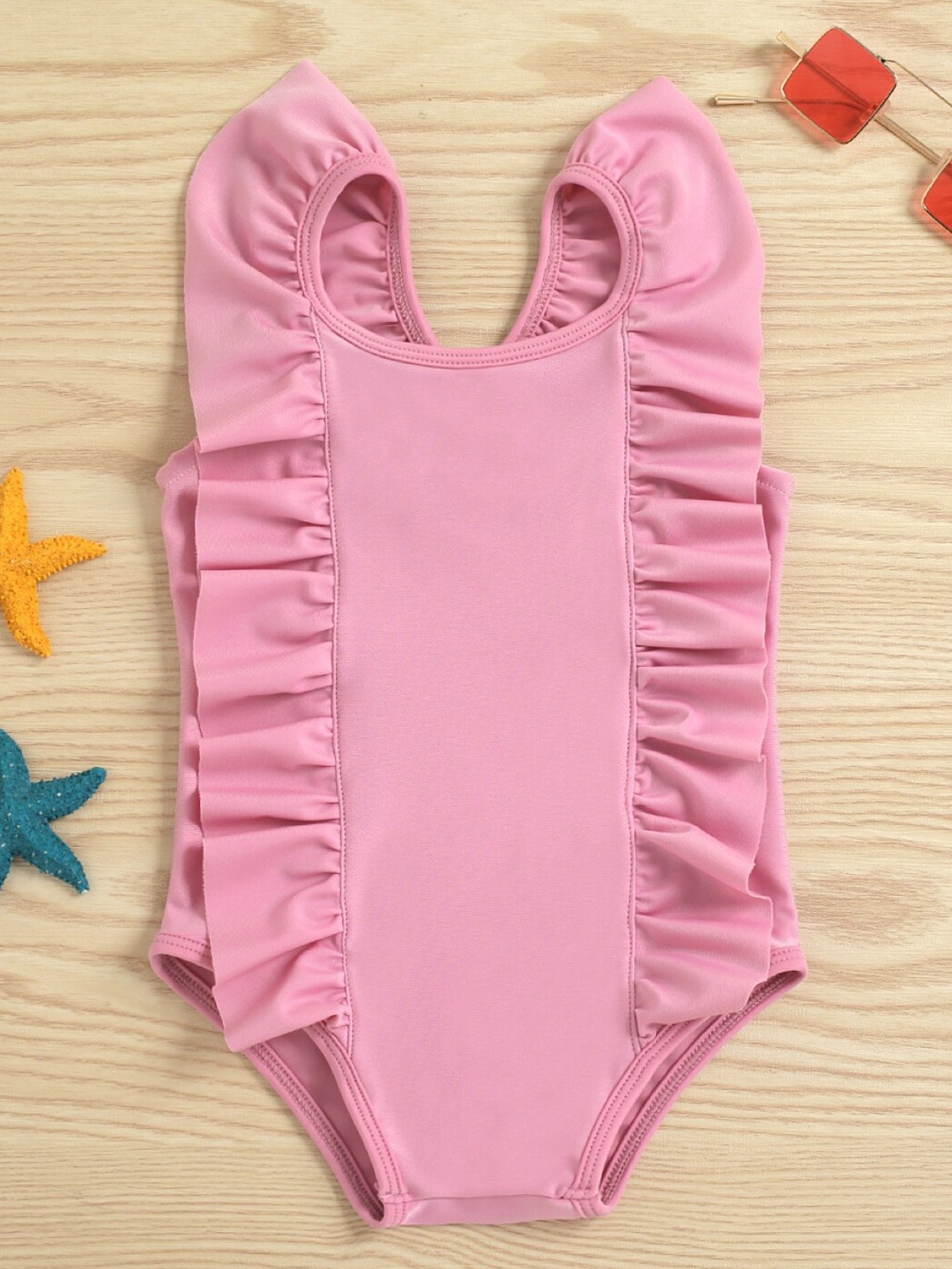 

StyleCast Infant Girls Pink Round Neck Bodysuit
