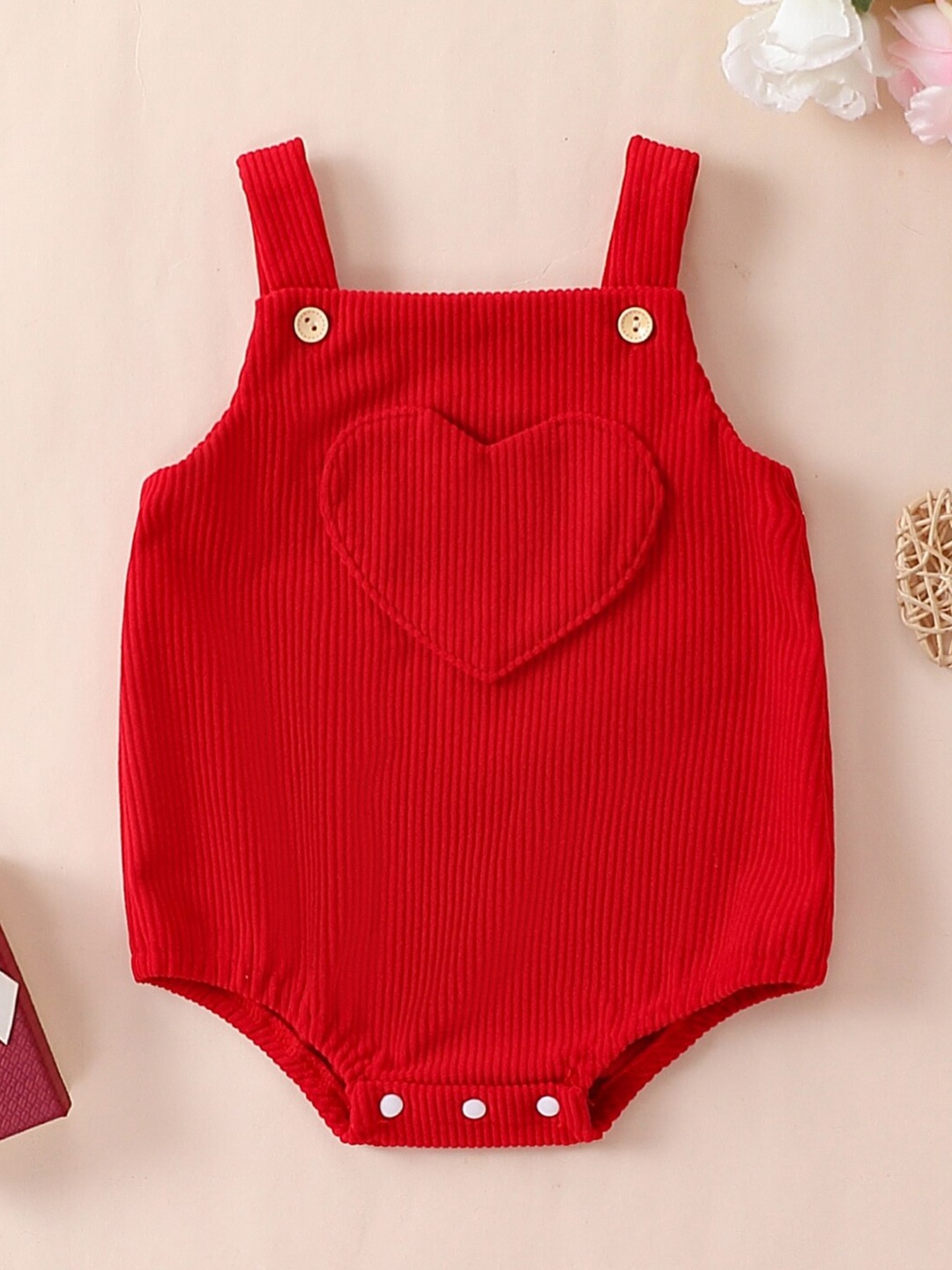 

StyleCast Infant Girls Striped Sleeveless Bodysuit, Red