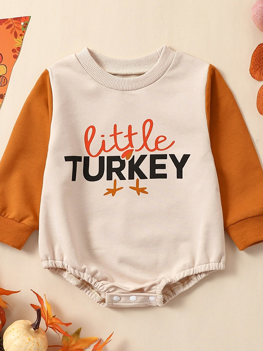 

StyleCast Girls Brown Typography Printed Bodysuit