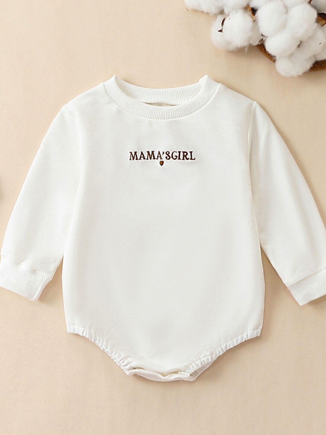 

StyleCast Girls Embroidered Cotton Bodysuit, White