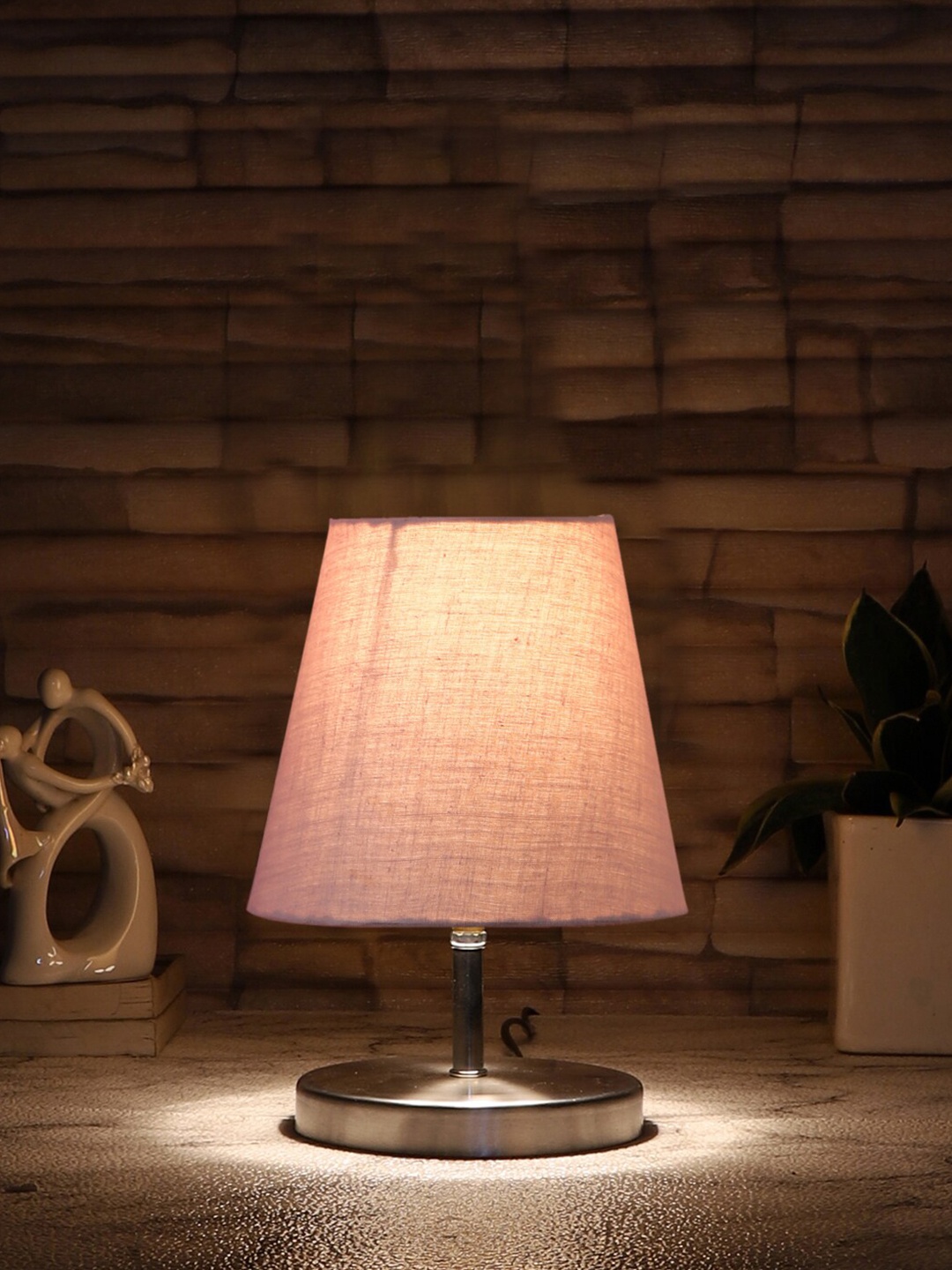 

Devansh White Iron Contemporary Table Lamp